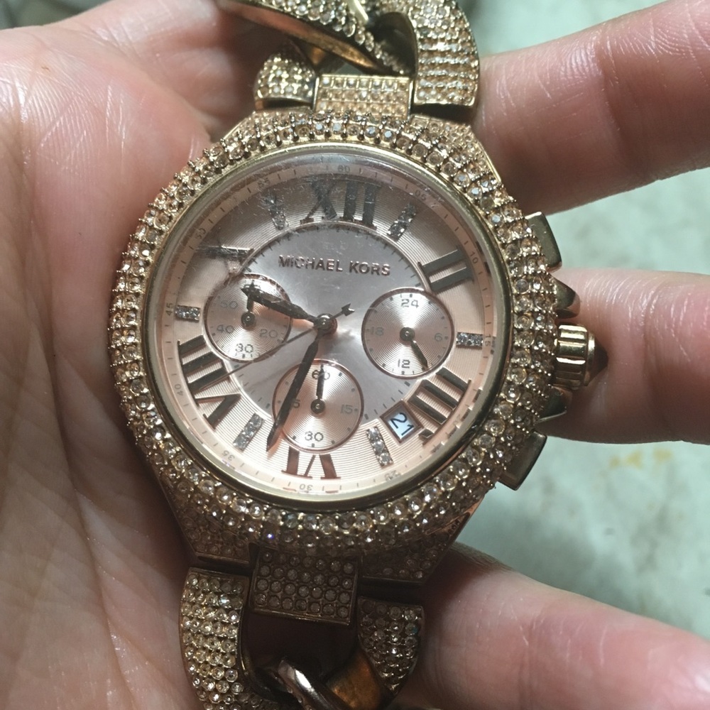 MK3821 Michael Kors Rose Gold “Bling” Watch